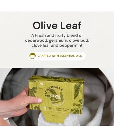 Grab Green Stoneworks Dryer Sheets - Cruelty-Free Plant-Based Fabric Softener Olive Leaf Scent 80 Sheets - Reduces Static Cling & Wrinkles - Buy Online on GoSupps.com
