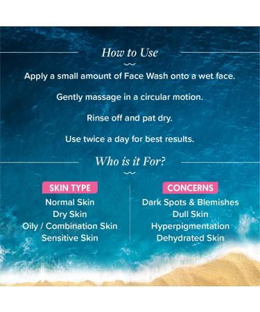 Aqualogica Radiance + Smoothie Face Wash with Watermelon | Cleanses & Controls Excess Oil | Niacinamide Helps Reduce Acne Marks & Spots | 3.38 Fl Oz/100 ml - Buy Online on GoSupps.com