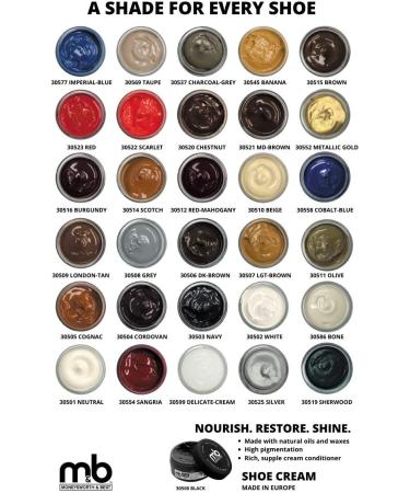 Moneysworth & Best Shoe Cream - Professional Leather Polish - 50 ml Cognac - Buy Online on GoSupps.com