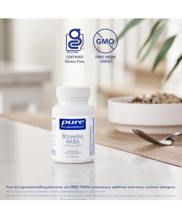 Boswellia AKBA 5-Loxin Hypoallergenic Support 60 Capsules by Pure Encapsulations - Buy Online on GoSupps.com