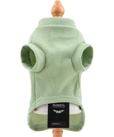 Paidful Soft Cotton Vest T-Shirts for Small to Medium Dogs & Cats - Breathable Summer Clothing for Puppies Chihuahuas and Yorkies - Green XXL - Buy Online on GoSupps.com