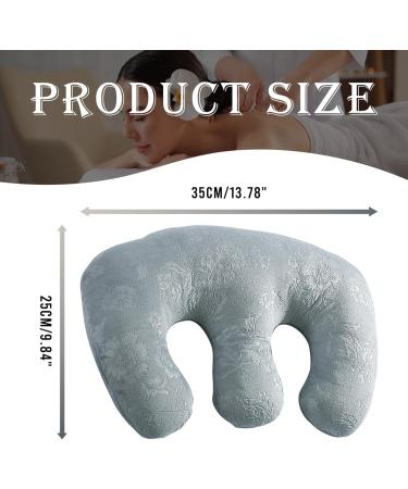 Rwigeboo Breast Pillow Ergonomic Detachable Chest Pillow Prone Cushion for Napping Breast Support Pad Bolster SPA Beauty Salon Massage Table Sleep GreyBreast - Buy Online on GoSupps.com