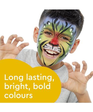 Snazaroo 1172020 Make-up Pencils Set - 6 Skin-Friendly Washable Colors for Halloween & Carnival | International Shipping Available - Buy Online on GoSupps.com