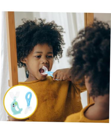 Magiclulu Children's Silicone Toothbrush - Eco-Friendly Soft Cleaning Brush for Kids' Oral Care - Buy Online on GoSupps.com