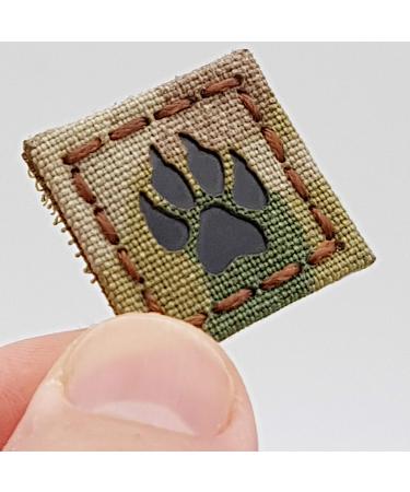 Micro IR Patch 1x1 Multicam OCP k9 Dog Paw Handler Infared Cat Eyes Morale Army Tactical Morale
