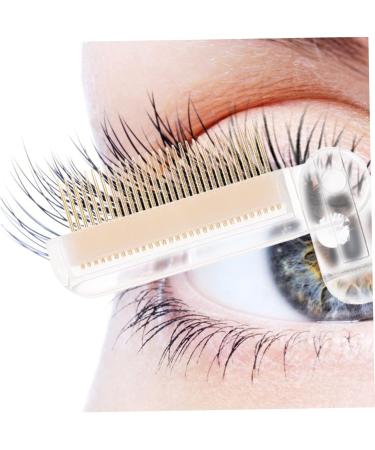 FRCOLOR Makeup Applicator foldable eyebrow eyelash grooming tool eyelash brush separator lash extension eyelash metal teeth eyebrow combs bulk steel needle styler handle PC - Buy Online on GoSupps.com