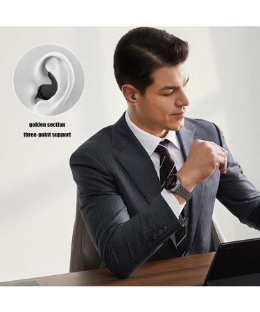 Buy 1/2 Pairs Noise Reduction Earplugs - Soft Silicone Sound Blocking Ear Plugs for Snoring & Noise Sensitivity - Comfortable & Effective Black Earplugs - Buy Online on GoSupps.com