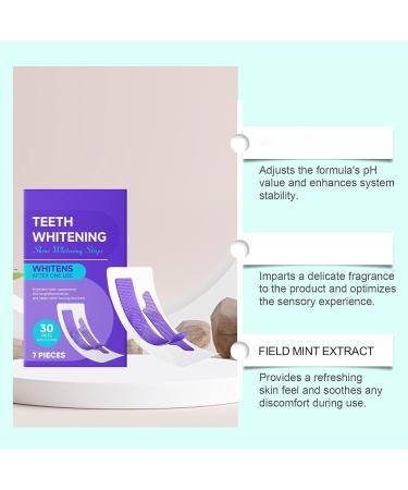 Bande Blanchiment Dentaire Violet Bandes Blanchissantes Dents Violettes Teeth Whitening Strips Blanchissantes Doux Des Dents R duire Les Taches Profondes Caf /Vin/Soda (1) - Buy Online on GoSupps.com