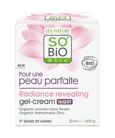 So Bio tic Radiance Revealing Gel Cream | Organic Hydrating Face Moisturizer for Plumping & Anti-Aging | Perfect for Normal to Combination Skin | 1.69 fl oz | International Shipping Available - Buy Online on GoSupps.com