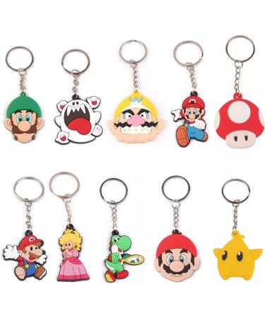 LGUZAKO Party Bag Fillers for Kids 10 Keychains Party Fvours for Birthday Christmas Crackers (Mario) - Buy Online on GoSupps.com