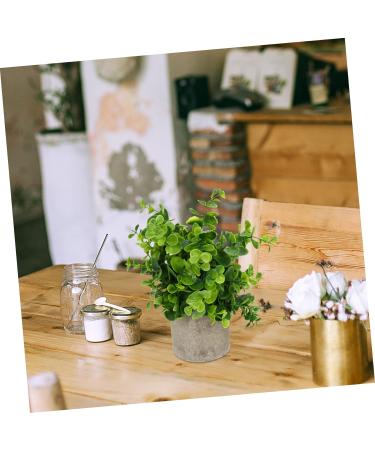Zerodeko 5 Pcs Simulated Potted Plant Artificial Bonsai Small Greenery Decor Mini Fake Plant Fake Plant Decor Plastic Plant Pots Artificial Flower Pulp Potted Plants Green Plants As Shownx5pcs 22x8cmx5pcs - Buy Online on GoSupps.com