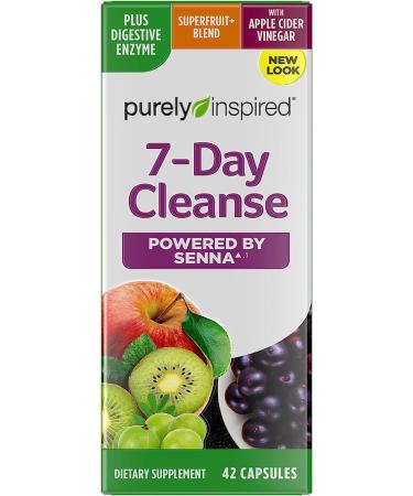 Purely Inspired 100% Pure 7-Day Cleanse 42 Easy-to-Swallow Veggie Capsules