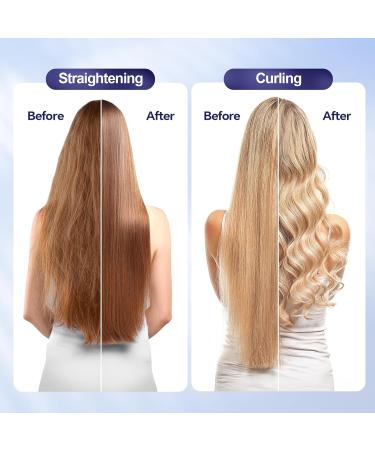 JNLY Hair Straightener Brush | 3 in 1 Ionic Hot Comb | Fast Heating Anti-Scald for Frizz-Free Hair | Perfect for Home & Salon Use - Buy Online on GoSupps.com