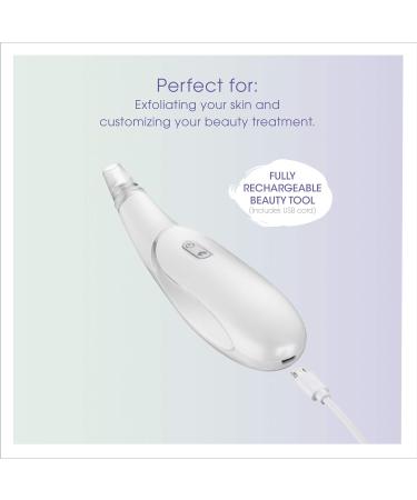 True Glow by Conair Microdermabrasion Tool - Rechargeable Beauty Device with 4 Attachments for Exfoliation & Pore Extraction - Ship Internationally - Buy Online on GoSupps.com