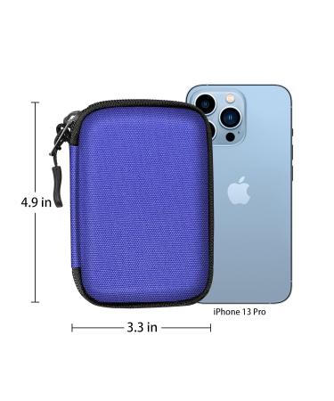 Medmax Pocket for Freestyle Libre 2 & Reader | Hard-Shelled Protective Cover & Shockproof Storage Bag for Diabetics - Blue - Buy Online on GoSupps.com