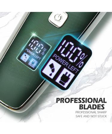 DSP Mini Hair Trimmer for Men - Electric Balding Clippers Zero Gapped Mustache Trimmer with Limit Combs & USB Type-C (Green - Buy Online on GoSupps.com