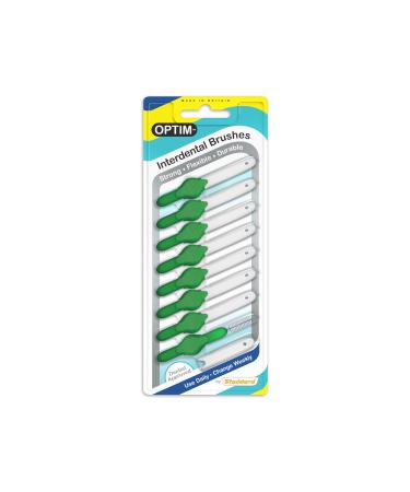 Stoddard OPTIM Interdental Brushes Medium -5mm Green - 8 Brush Pack