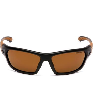 Carhartt Carbondale Safety Sunglasses - Sandstone Bronze Lens - Black/Tan - Buy Online on GoSupps.com