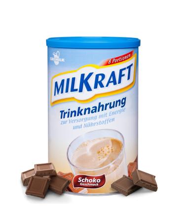 Milkraft drinking food chocolate 480g - high -caloric & practical - powder for complementary & exclusive diet - protein shake & carbohydrates for adults chocolate 480 g (1 Pack)