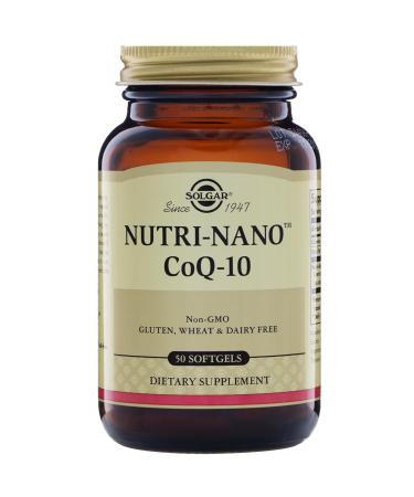 Solgar Nutri-Nano CoQ-10 50 Softgels