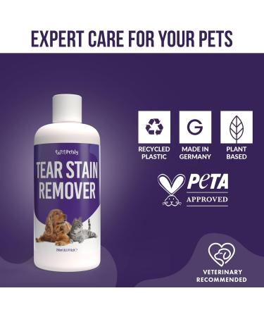 Petsly Cat and Dog Eye Lotion - 250ml - Soothes Irritations and Deeply Moisturizes - Cleanses and Removes Impurities - Dog Eye Cleanser - Cat Eye Care - Animal Eye Care - Buy Online on GoSupps.com