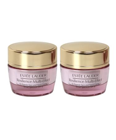 Estee Lauder Resilience Multi-Effect Face and Neck Creme SPF15 for Normal/Combination Skin 0.5 oz / 15 ml each Unboxed. Pack of 2