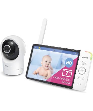 VTech RM7764HD 1080p WiFi Baby Monitor | 360 Pan/Tilt, 7 HD Display, Night Vision | Soothing Sounds, 2-Way Talk | Temperature Sensor, Motion Detection | iOS & Android Compatible - Buy Online on GoSupps.com