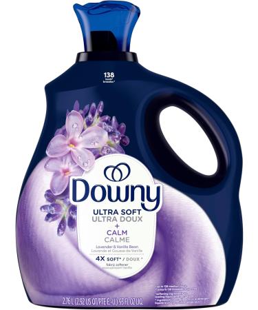 Downy Ultra Soft Fabric Softener Liquid Calm Lavender and Vanilla Bean 2.76L 2.76 l (Pack of 1) - Buy Online on GoSupps.com