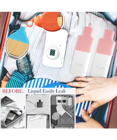 Silicone Bottle Covers 12 Pieces Silicone Leak Proof Travel Covers for Toiletries Travel Container Elastic Bottle Cover Sleeve for Leak Proofing Silicone Sleeve Bottle Covers for Toiletries - Buy Online on GoSupps.com