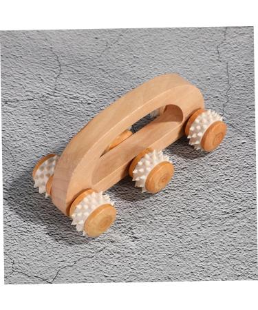 Tovinanna Wooden Roller Massage Gear - 2-Piece Back & Leg Massager Tool for Ultimate Relief - Buy Online on GoSupps.com