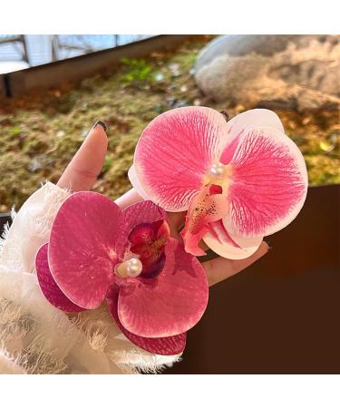 Unique Hair Colorful Hair Accessories Beautiful Flower Hairpin Barrette Stylish Hair Clip Hair Claw Ornament for Wedding and Celebration Oh! - Buy Online on GoSupps.com