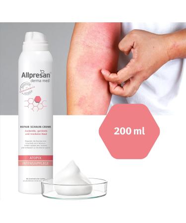 Allpresan Derma med Repair Mousse Cream Atopix Intensive Care for Atopic Eczema Skin Care 200 ml - Buy Online on GoSupps.com