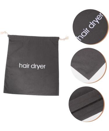 BELLIFFY 1pc Hair Dryer Storage Bag Storage Bags for Travel Hairdryer Bag for Women Travel Hair Dryer Canvas 33.00X30.00X0.50CM Dark Grey - Buy Online on GoSupps.com