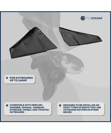 Five Oceans Hydrofoil for Outboard Motor - Up to 200HP - Black | FO1882 - Buy Online on GoSupps.com