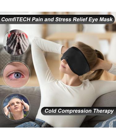 ComfiTECH Reusable Gel Eye Mask for Puffy Eyes - Cold Compress for Dark Circles, Headaches, Sinus Relief - Buy Online on GoSupps.com