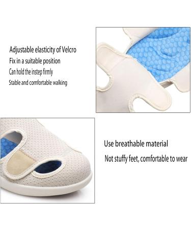 DXDUI Men's Diabetic Elderly Shoes | Large Size Plus | Adjustable for Swollen Feet | Non-Slip Insole & Air Cushion | Black - Size 42 - Buy Online on GoSupps.com