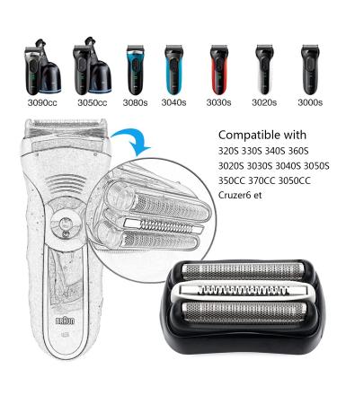 Replacement Heads for Aijen 3 Series 32B Shaver - Compatible with Series 3 Models 3040s - Buy Online on GoSupps.com