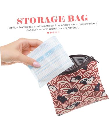 Minkissy 2-Piece Women's Band Storage Bag | Washable Tampon Organizer & Bandage Pocket - Buy Online on GoSupps.com