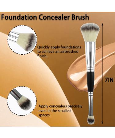 Professional Makeup Brush Set with Blending and Foundation Brushes - 5 Piece Beauty Set for Contour, Eyeshadow, and Face Makeup Application - Buy Online on GoSupps.com
