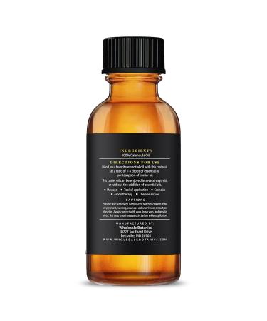 Calendula Oil by Wholesale Botanics Lightweight Aromatic Oil for DIY Skincare Massage & Aromatherapy | Vegan & Cruelty Free (1 Fl.Oz.) 1 Fl Oz (Pack of 1) - Buy Online on GoSupps.com