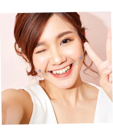 DRESSOOS 1 Pair Dimple Trainer Personal Face Trainer Exerciser Exercise Lips Trainer Tool Beauty Tools Jaw Trainer Cheeks Balls Exercise Device Alloy Purple Thin Face 4.30X2.50X0.80CM Purple - Buy Online on GoSupps.com