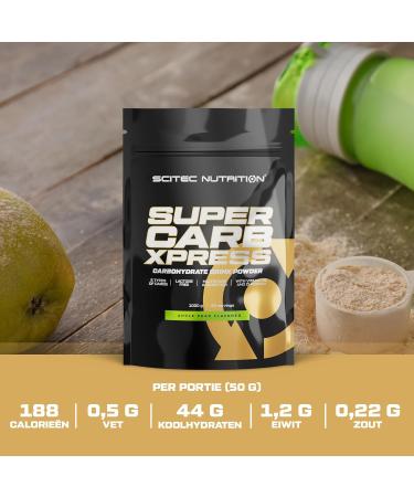 Scitec Nutrition Supercarb Xpress Drink Powder with Carbohydrates LIsoleucine Vitamin B6 Chromium Sugars and Sweeteners 1000 g Raspberry tea - Buy Online on GoSupps.com