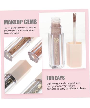 Healvian 6pcs Eye Shadow Set Eye Glitter Metallic Eye Shadow Glitter Eyeshadow Liquid Eyeshadow Highlighter 1 count (Pack of 1) As Shown - Buy Online on GoSupps.com