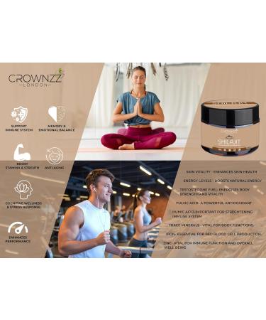 Organic Gold Grade Himalayan Shilajit Resin 30g - High-Strength Fulvic Humic Acid & 85+ Minerals - Lab Tested & Certified - Supports Stamina for Men & Women - Buy Online on GoSupps.com
