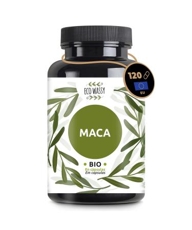 Andean Maca | 100% Pure and Natural Peruvian Maca Root. 120 Organic Capsules. No additives. Increases energy, vitality and performance. Helps the immune system and balance