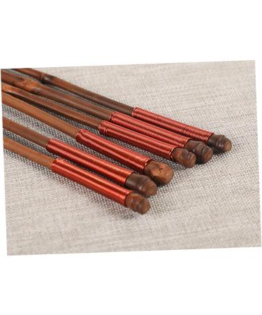 FUNOMOCYA 1 Pair Creative Bamboo Home Restaurant Head Chopsticks Kitchen Wire Pointed for Copper - Buy Online on GoSupps.com