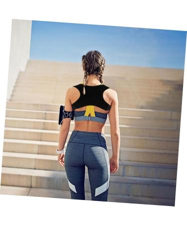 OKUMEYR Belt Holder Shoulder Rest Brace Back Support Belt Back Straightener Polyester Black - Buy Online on GoSupps.com