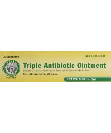 Triple Antibiotic Ointment 0.33 oz (9g) - Effective First Aid Treatment - Buy Online on GoSupps.com