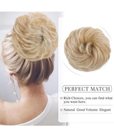 Premium Interchangeable Hair Extensions - Real Hair Updos & Voluminous Gold Blonde Ponytails | 45g - Buy Online on GoSupps.com