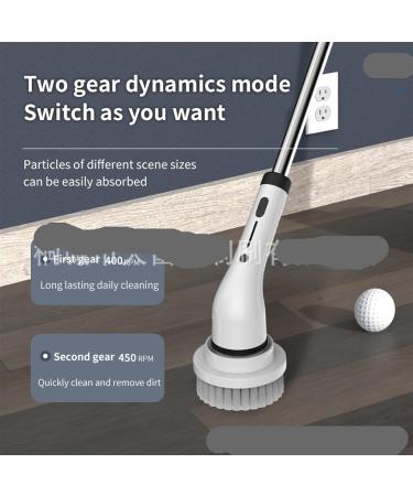 A Rechargeable Wireless Handheld 8-in-1 Electric Cleaning Brush for Floor and Wall dust Removal Effortlessly Clean Every Corner with Our Wireless 8-in-1 Electric Cleaning Brush (Color : Black) - Buy Online on GoSupps.com